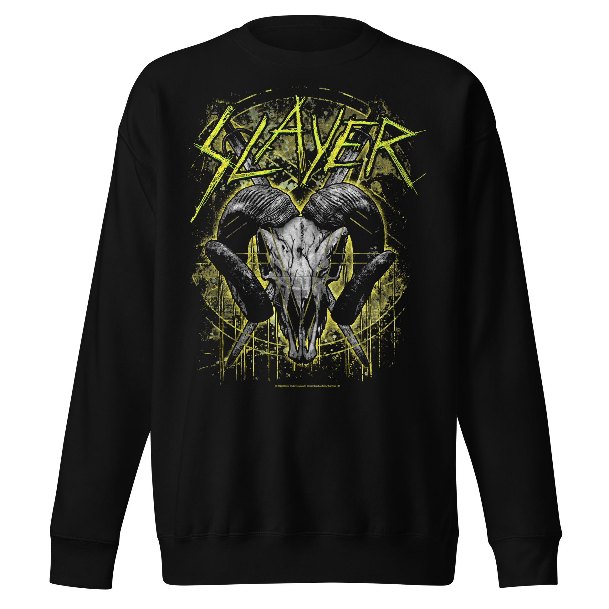 Stakes Slayer Ram Horns Jumbo Print Sweatshirt [Apparel]