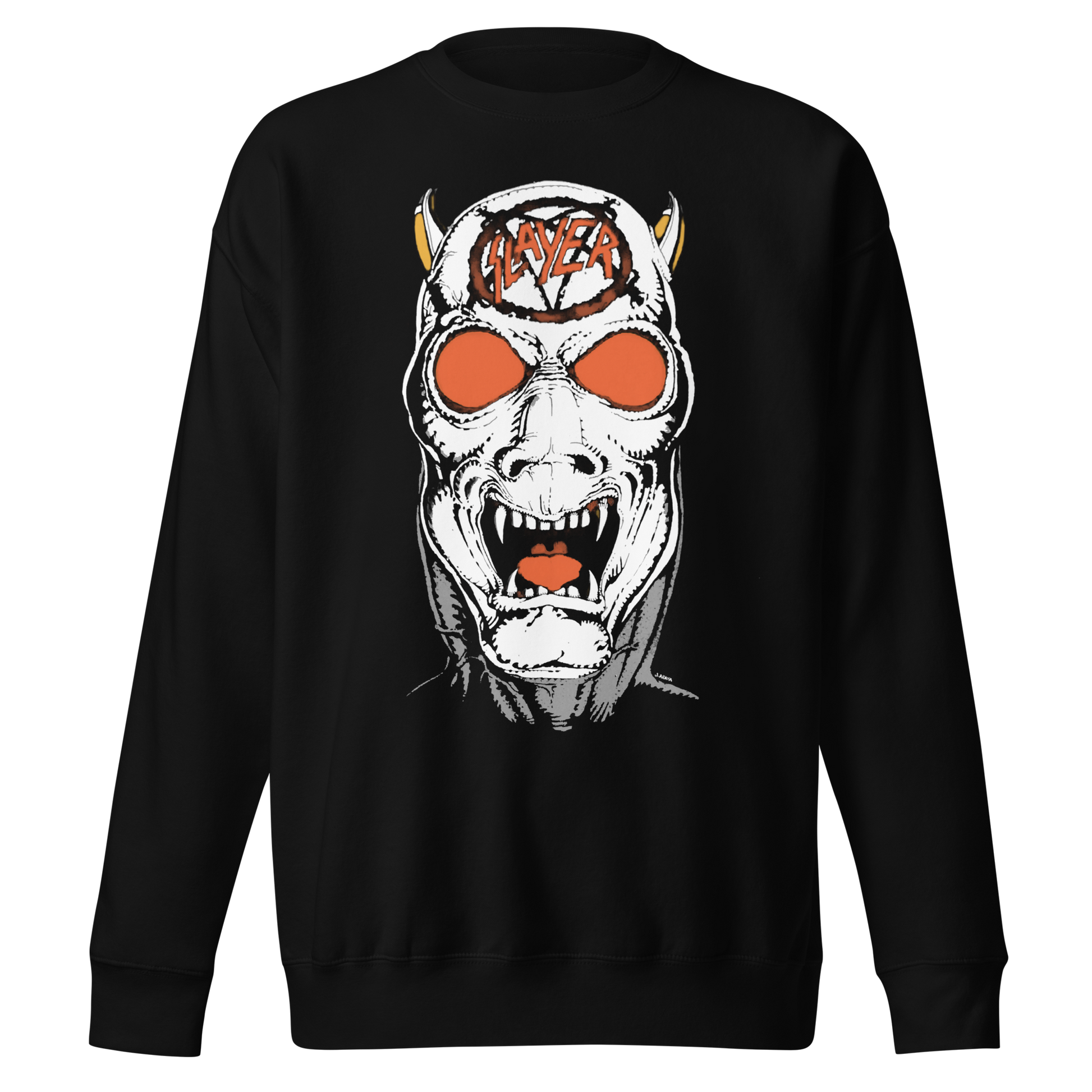 Stakes Slayer - Reign In Blood 86-87 Tour Vintage Jumbo Print Sweatshirt [Apparel]