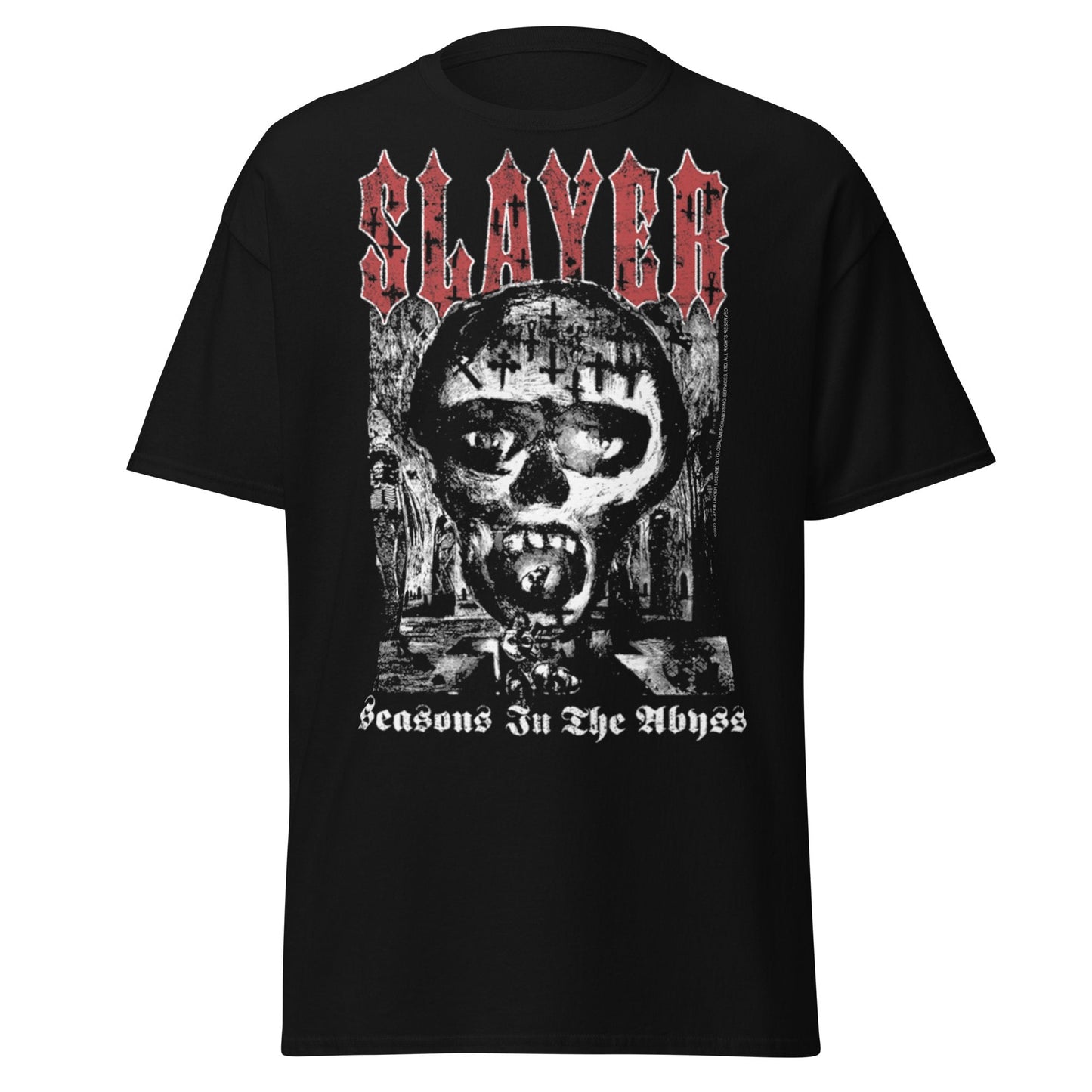 Stakes Slayer Seasons in the Abyss Jumbo Print T-shirt [Apparel]