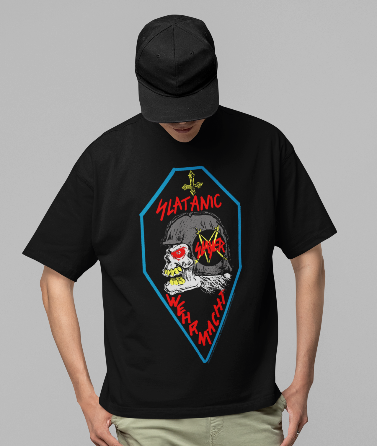 Stakes Slayer - Slaytanic Jumbo Print Mens T Shirt Officially Licensed