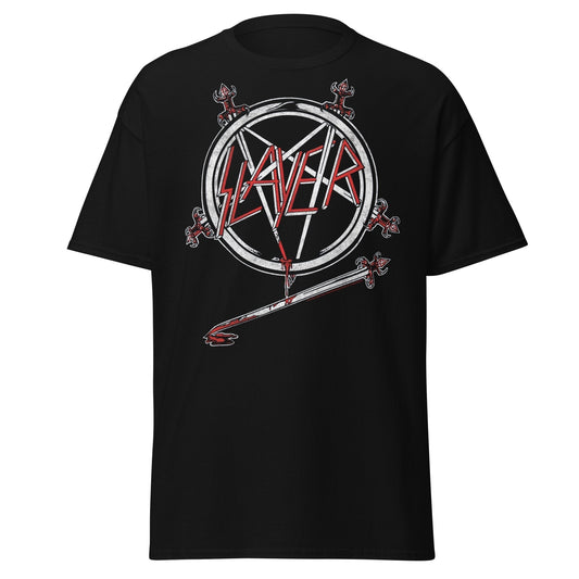 Stakes Slayer Sword Logo Jumbo Print T-shirt [Apparel]
