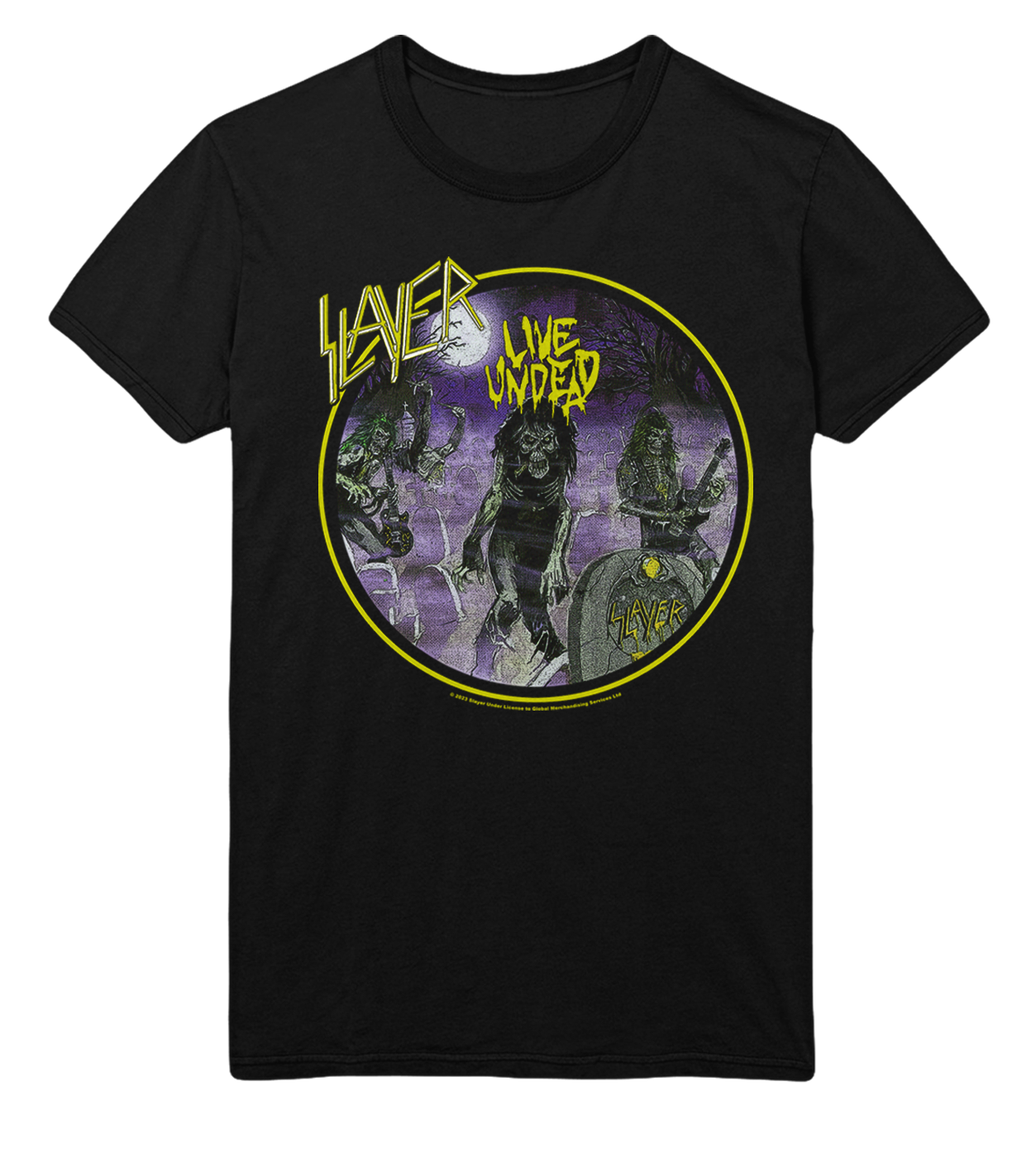 Stakes Slayer Yellow Undead Jumbo Print T-Shirt [Apparel]