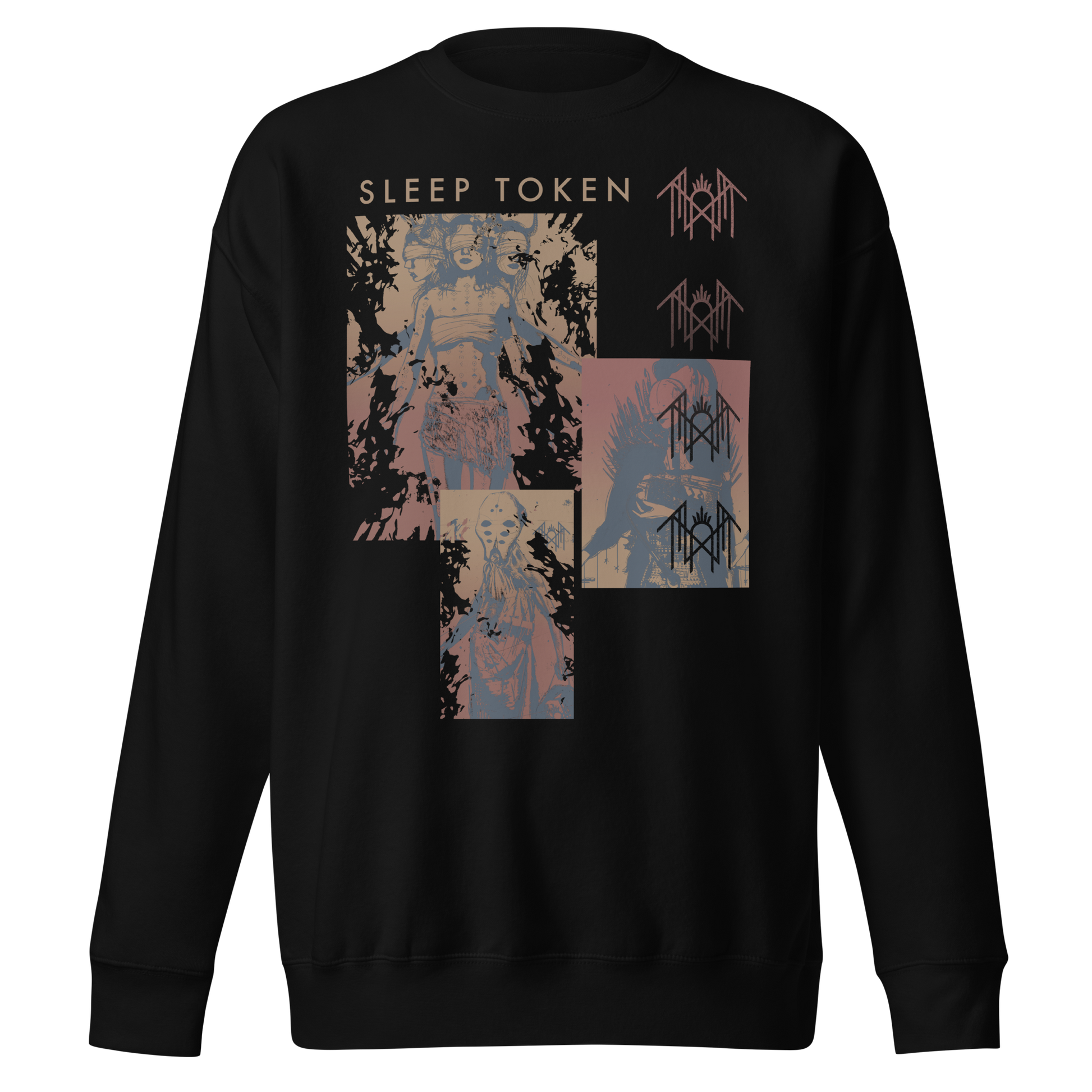 Stakes Sleep Token Multi Hit Jumbo Print Sweatshirt [Apparel]