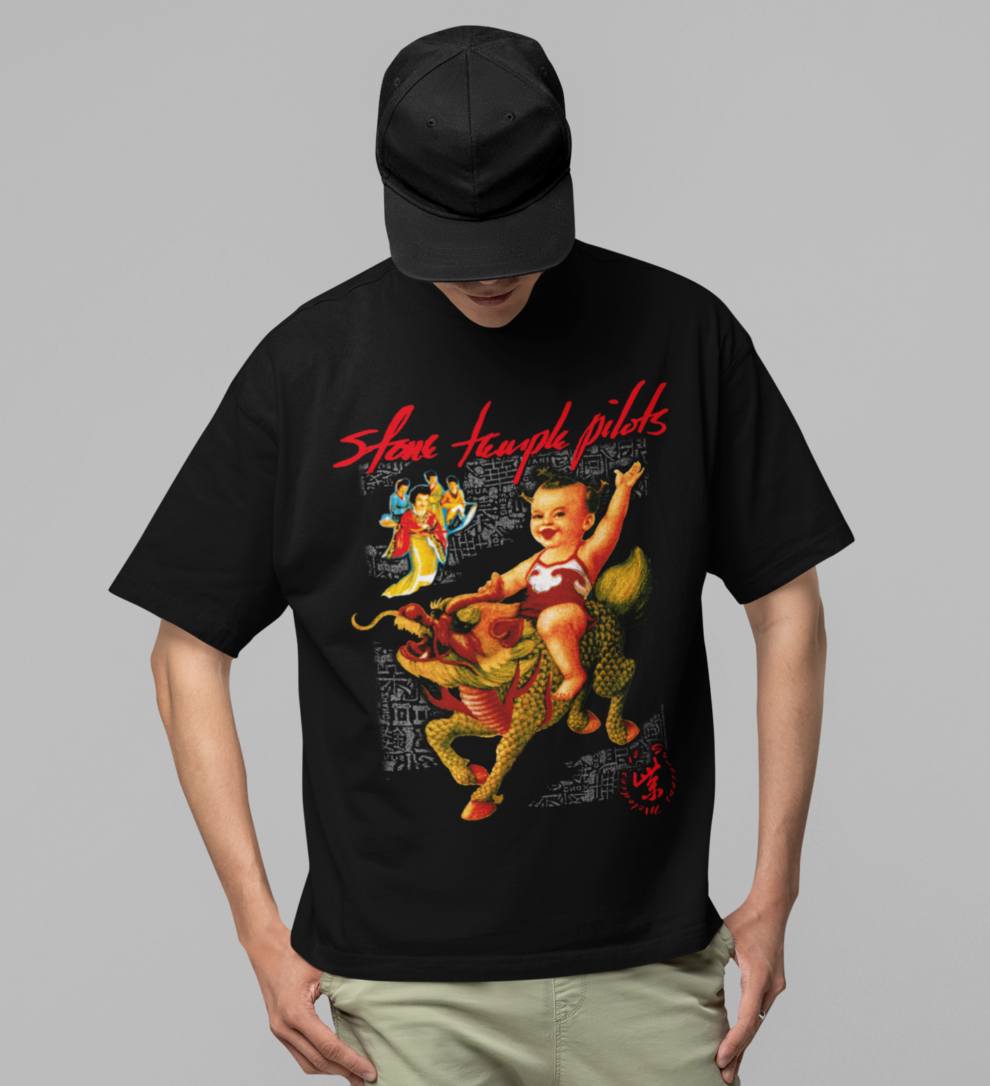 Stakes Stone Temple Pilots - Purple Jumbo Print Mens T Shirt Officially Licensed
