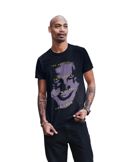 Stakes The Crow - Avenger Jumbo Print Mens T Shirt Officially Licensed