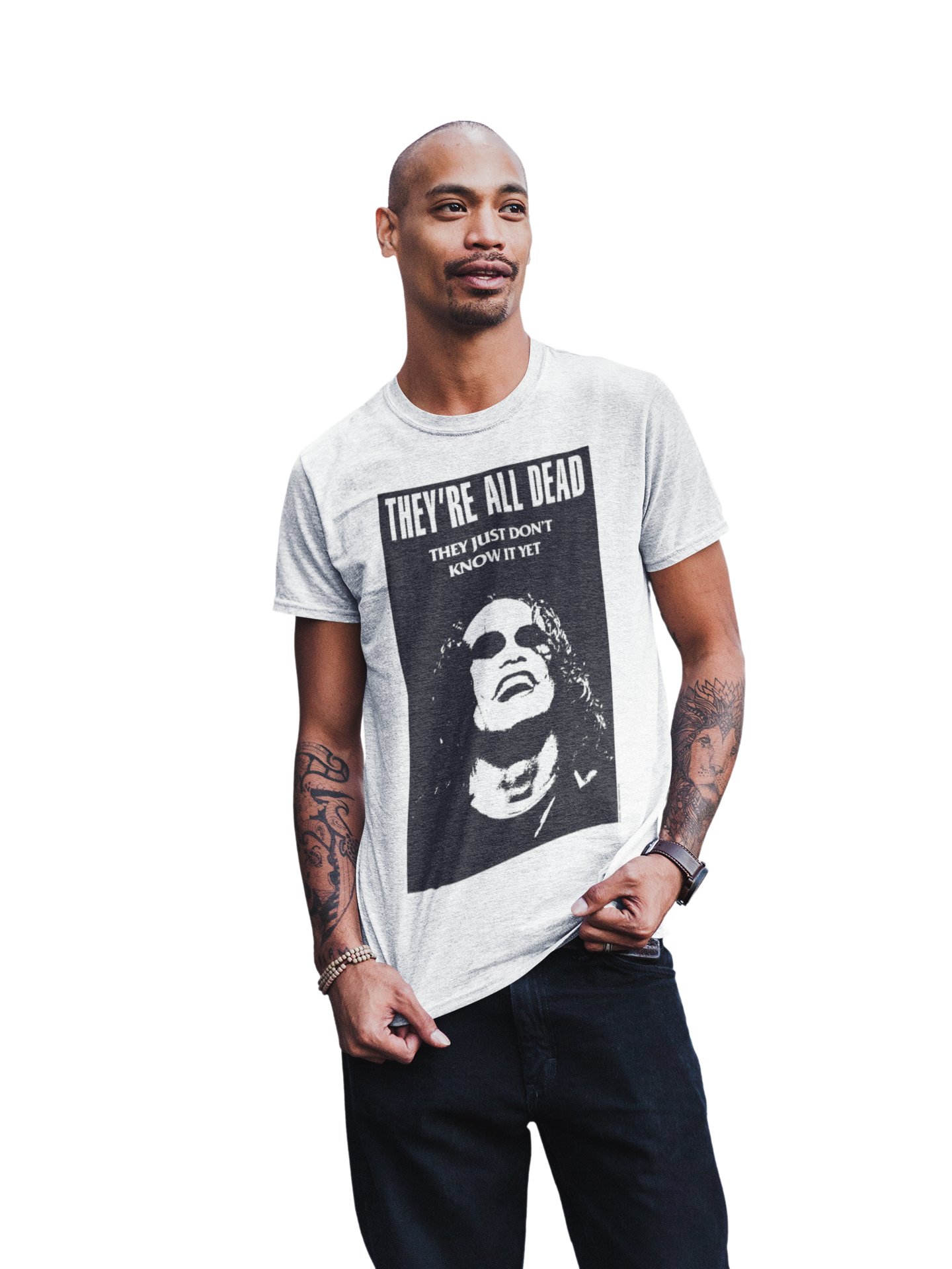 Stakes The Crow - Dead Movie Poster Jumbo Print Mens T Shirt Officially Licensed