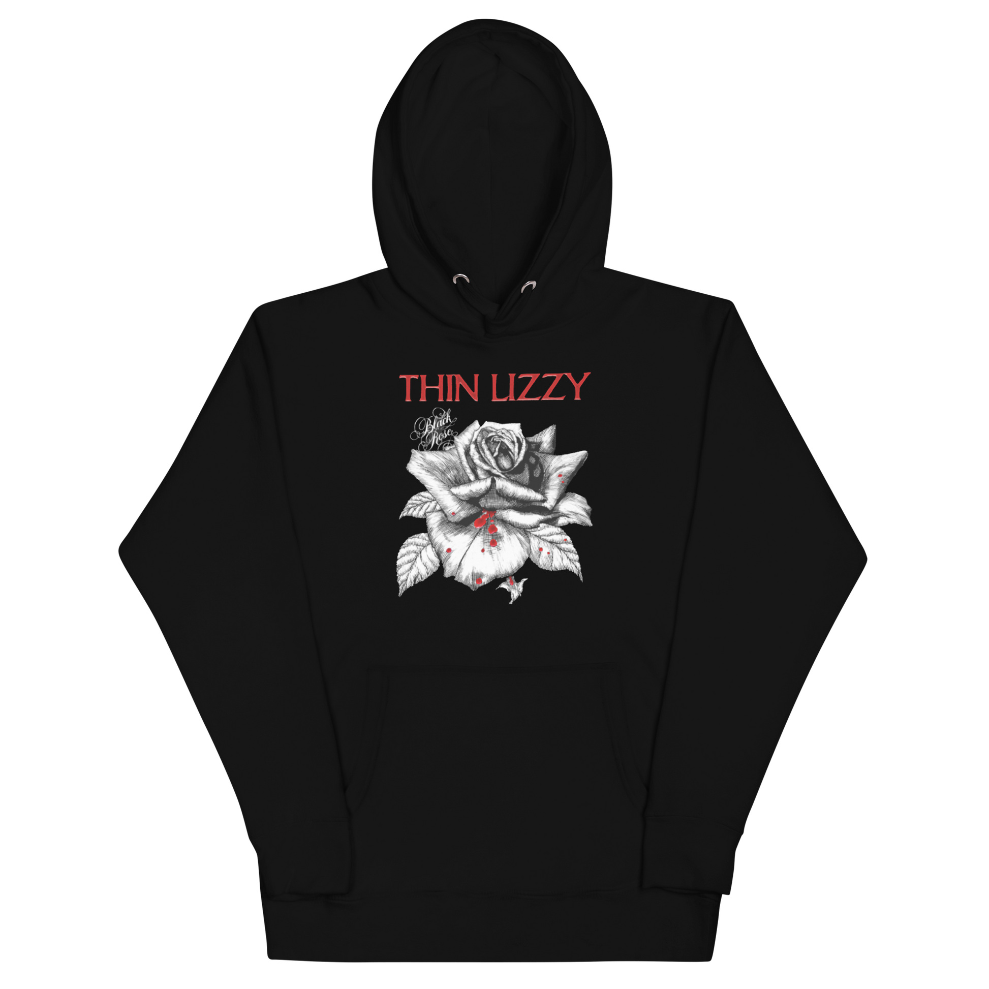 Stakes Thin Lizzy Black Rose Classic Hoodie [Apparel]