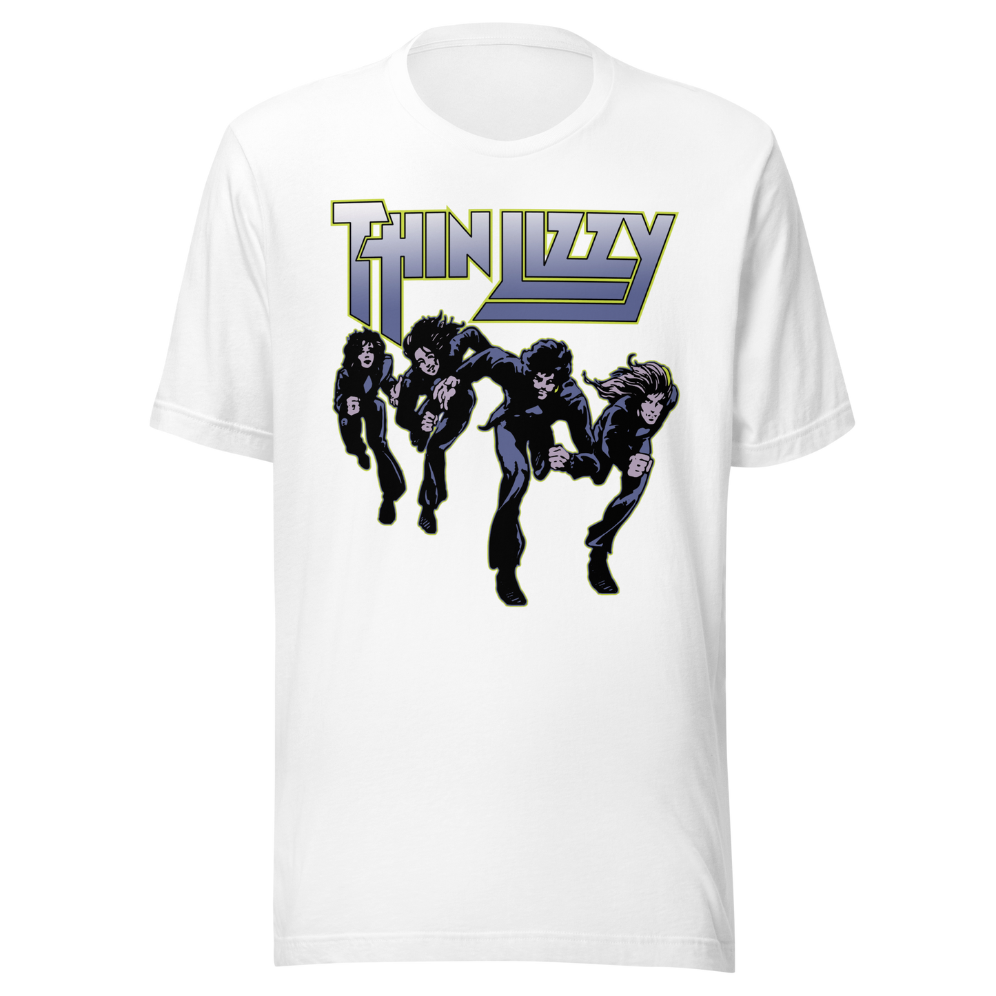 Stakes Thin Lizzy Jailbreakers Jumbo Print T-Shirt [Apparel]