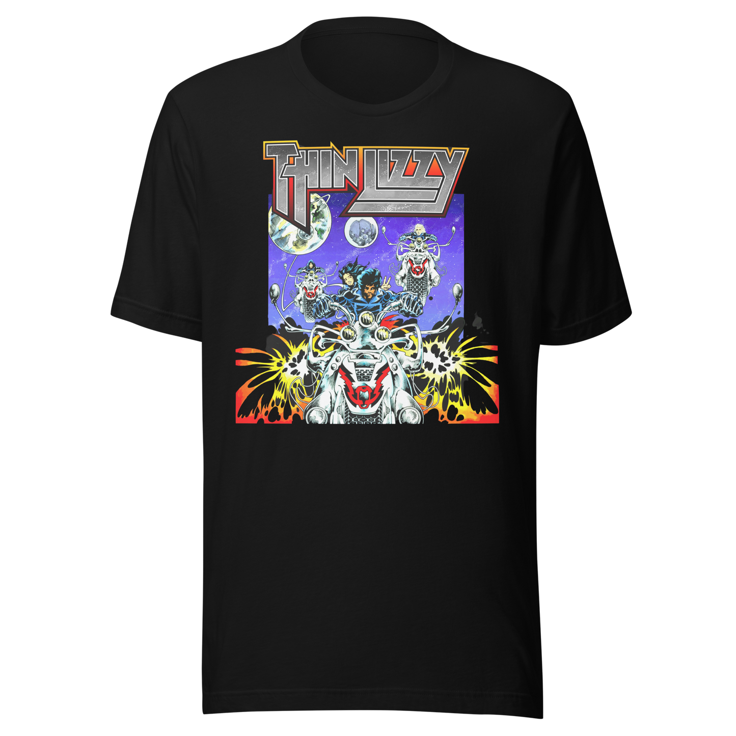 Stakes Thin Lizzy Night Riders T-Shirt [Apparel]