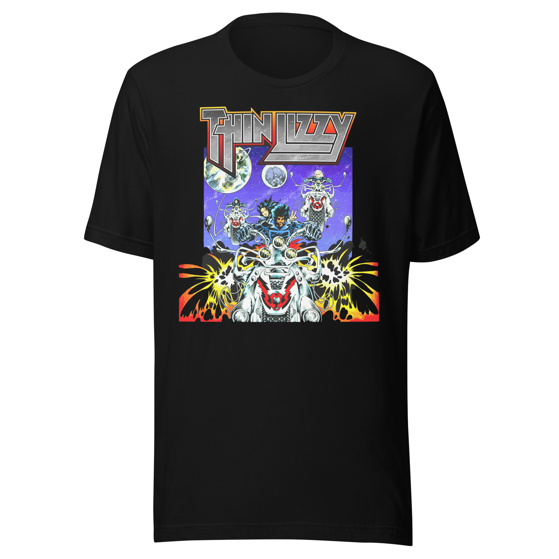 Stakes Thin Lizzy Night Riders T-Shirt [Apparel]