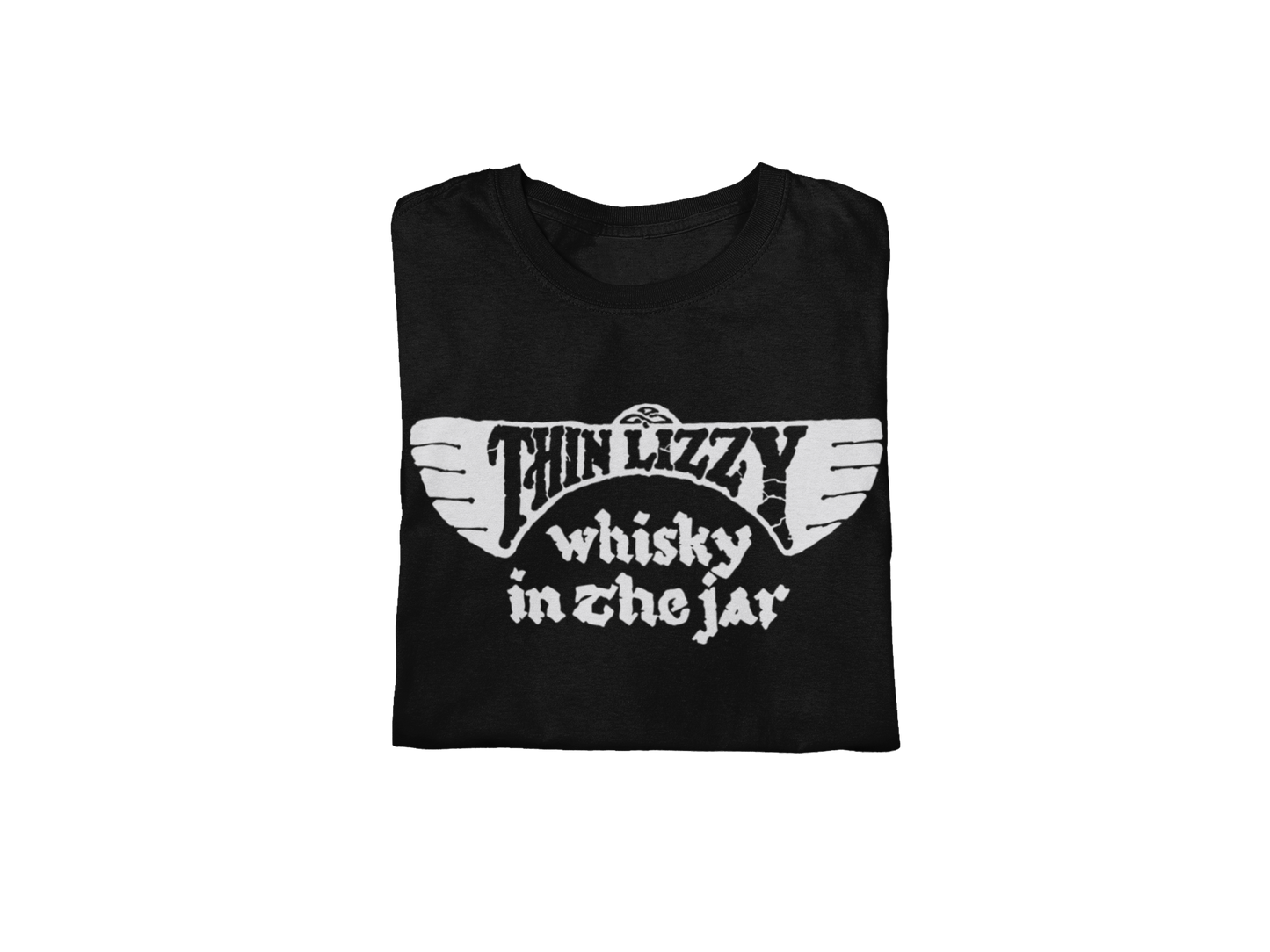 Stakes Thin Lizzy - Whiskey Jumbo Print Mens T Shirt Officially Licensed