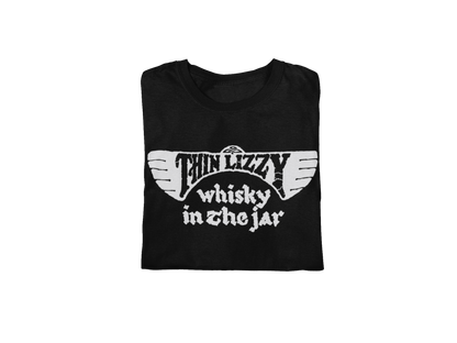 Stakes Thin Lizzy - Whiskey Jumbo Print Mens T Shirt Officially Licensed