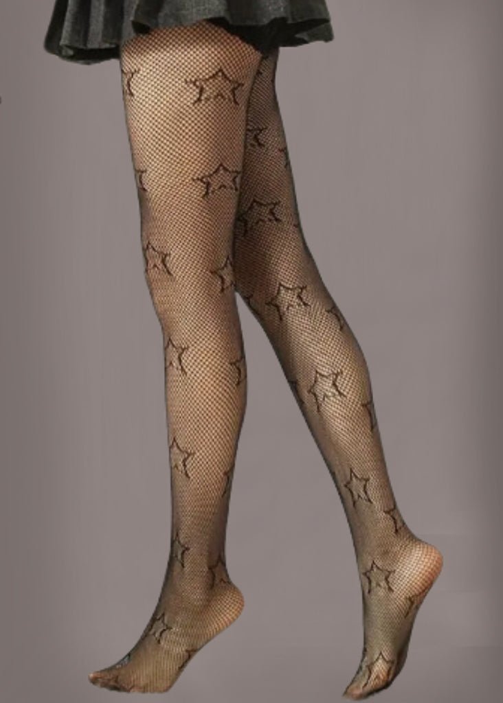 Star Fishnet Tights