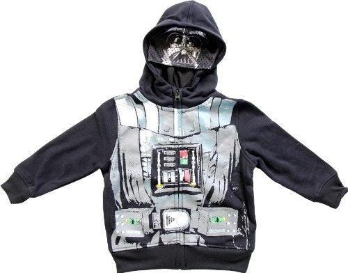 Star Wars Darth Vader Black Zip Up Costume Hoodie Sweatshirt