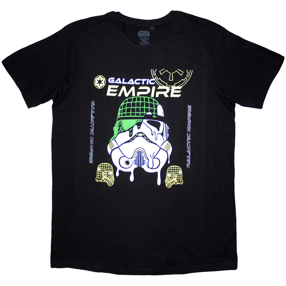 Star Wars Galactic Empire Melted Mask [T-Shirt] Officially Licensed