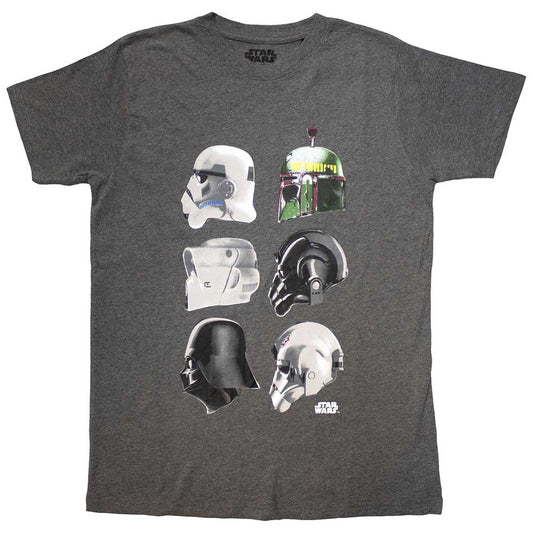 Star Wars Helmet Profiles [T-Shirt] Officially Licensed