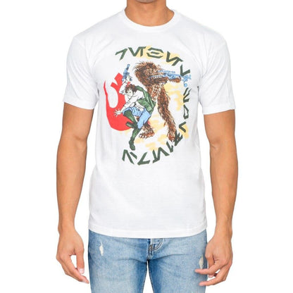 Star Wars Japan Chewey Chewbacca Fighting T-Shirt