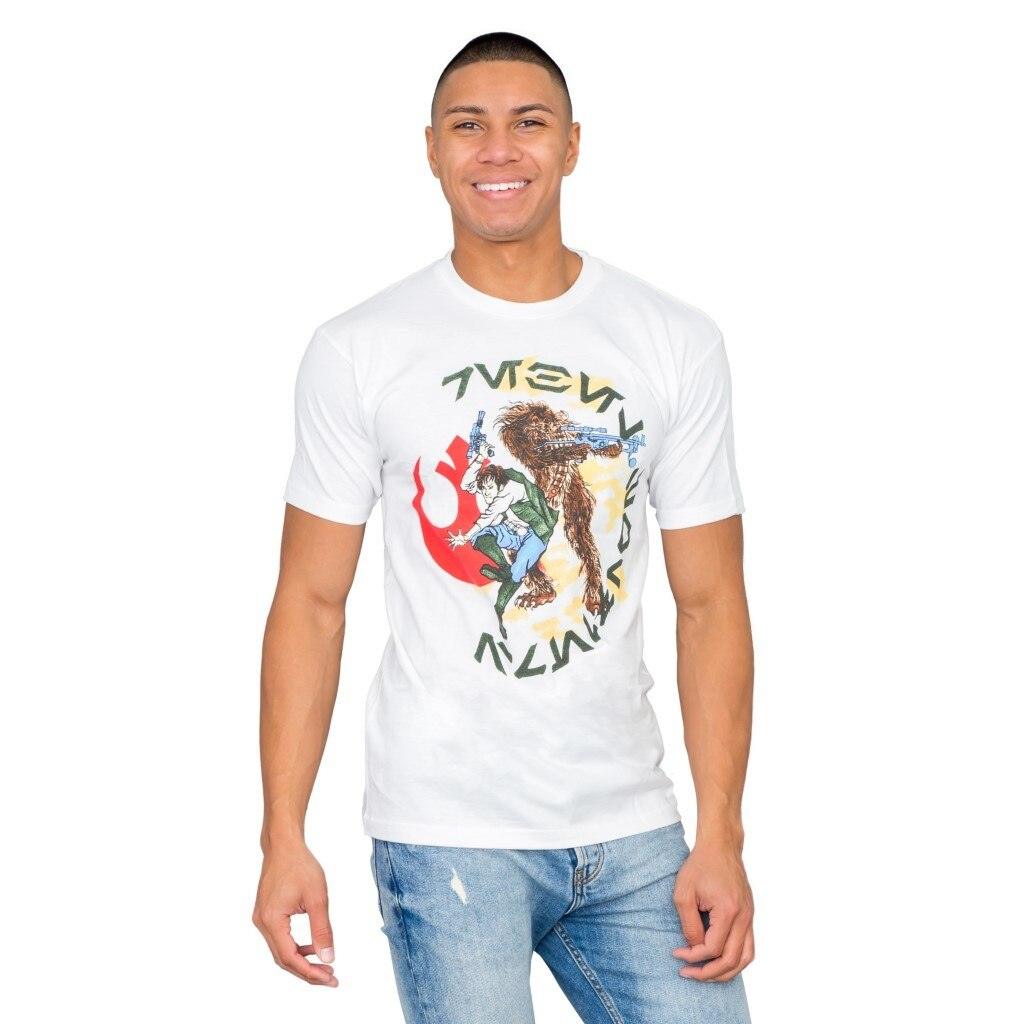 Star Wars Japan Chewey Chewbacca Fighting T-Shirt
