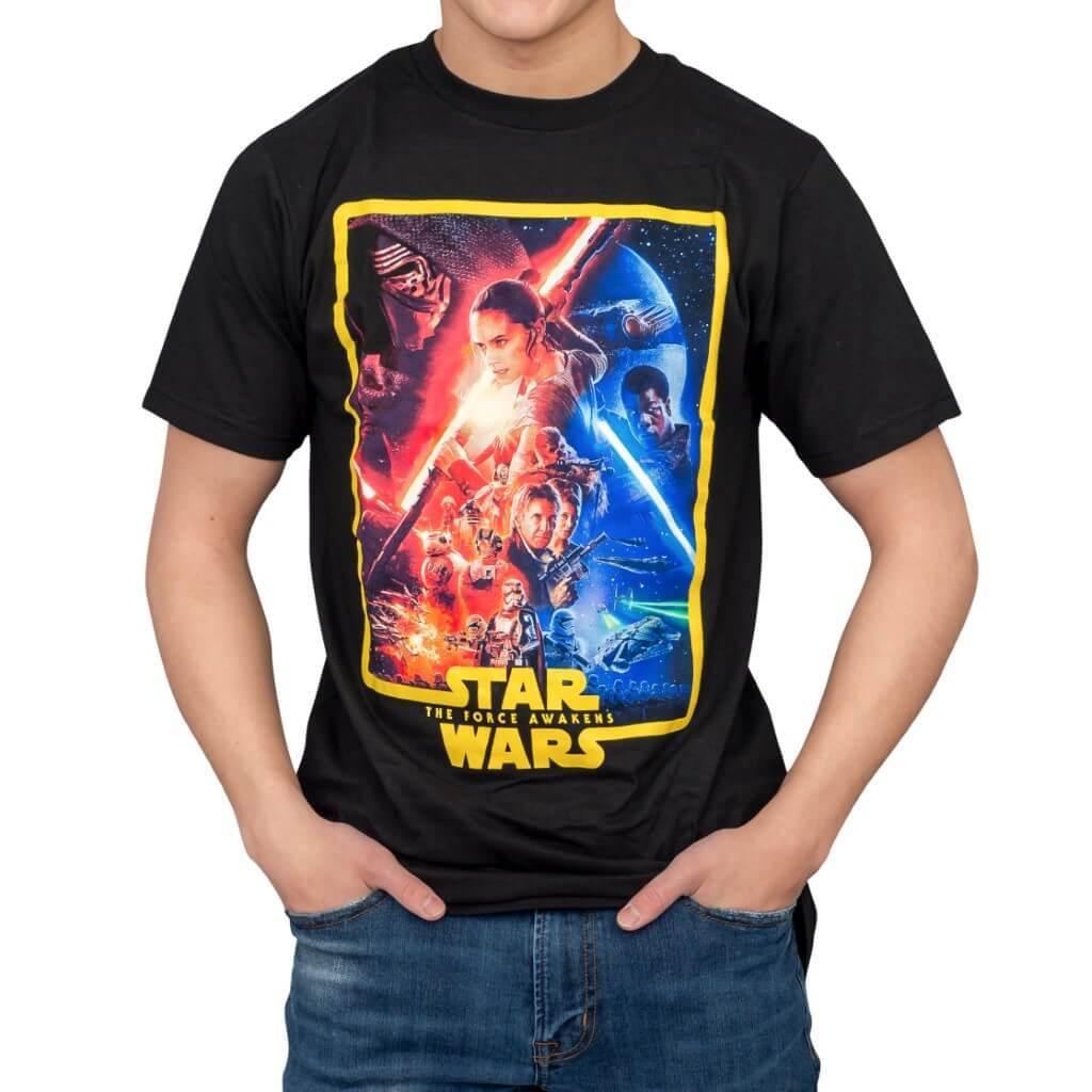 Star Wars The Force Awakens Poster T-shirt