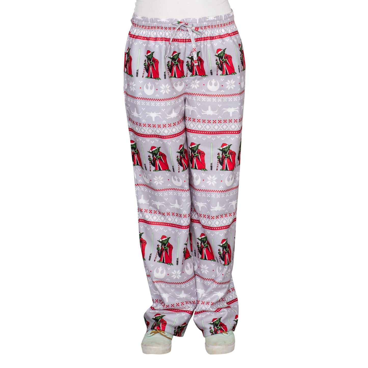 Star Wars Yoda Logo Christmas Grey Lounge Pants