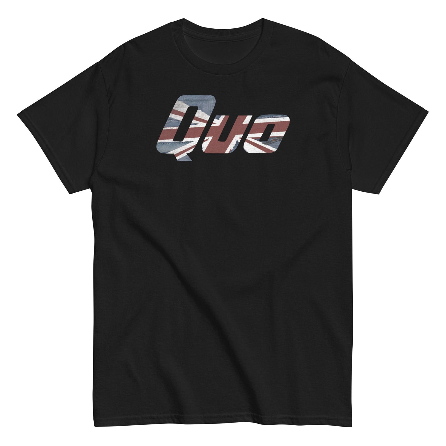 Status Quo Union Jack Mens T Shirt Black