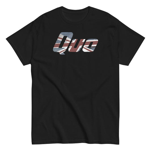 Status Quo Union Jack Officially Licensed Mens T Shirt Black