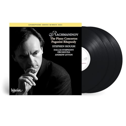 Stephen Hough/Andrew Litton/Dallas Symphony - Rachmaninoff: Piano Concertos 1-4; Paganini Rhapsody [3Lp] [Vinyl] Vinyl Record