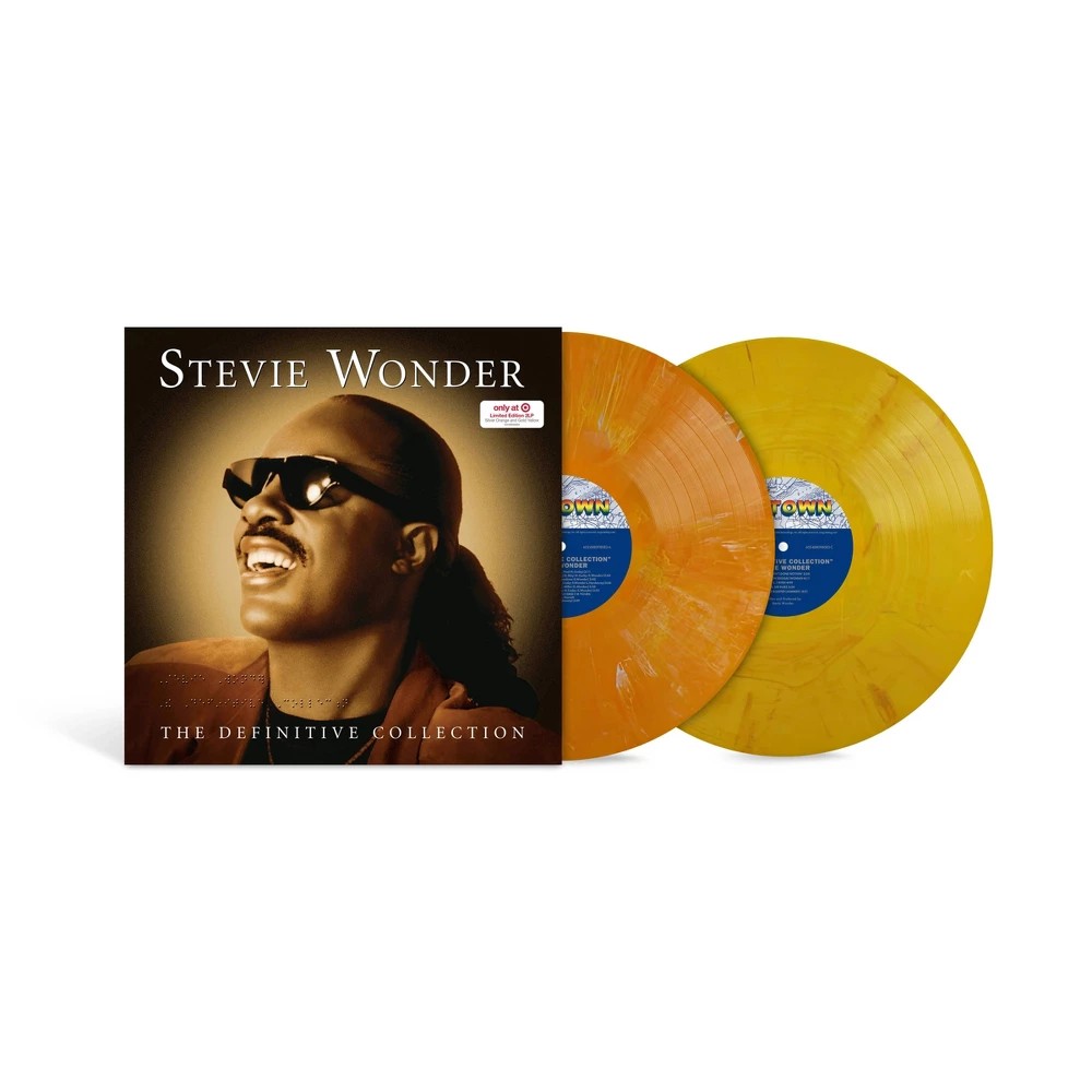 Stevie Wonder - The Definitive Collection [Silver Orange/Gold Yellow Marble] [2LP] [Vinyl] Vinyl Record