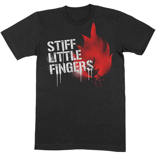 Stiff Little Fingers Graffiti [T-Shirt] Officially Licensed