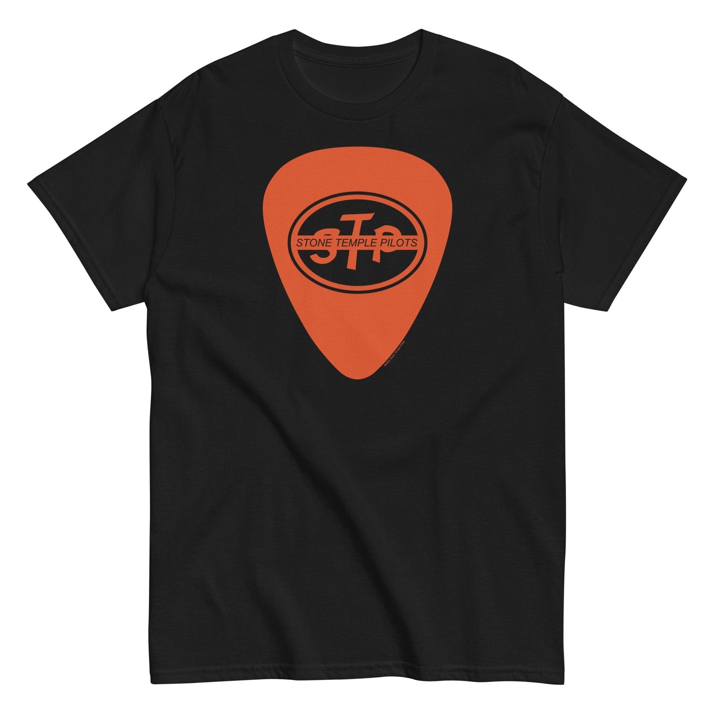 Stone Temple Pilots Guitar Pic Mens T Shirt Black