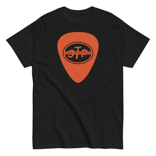 Stone Temple Pilots Guitar Pic Mens T Shirt Black