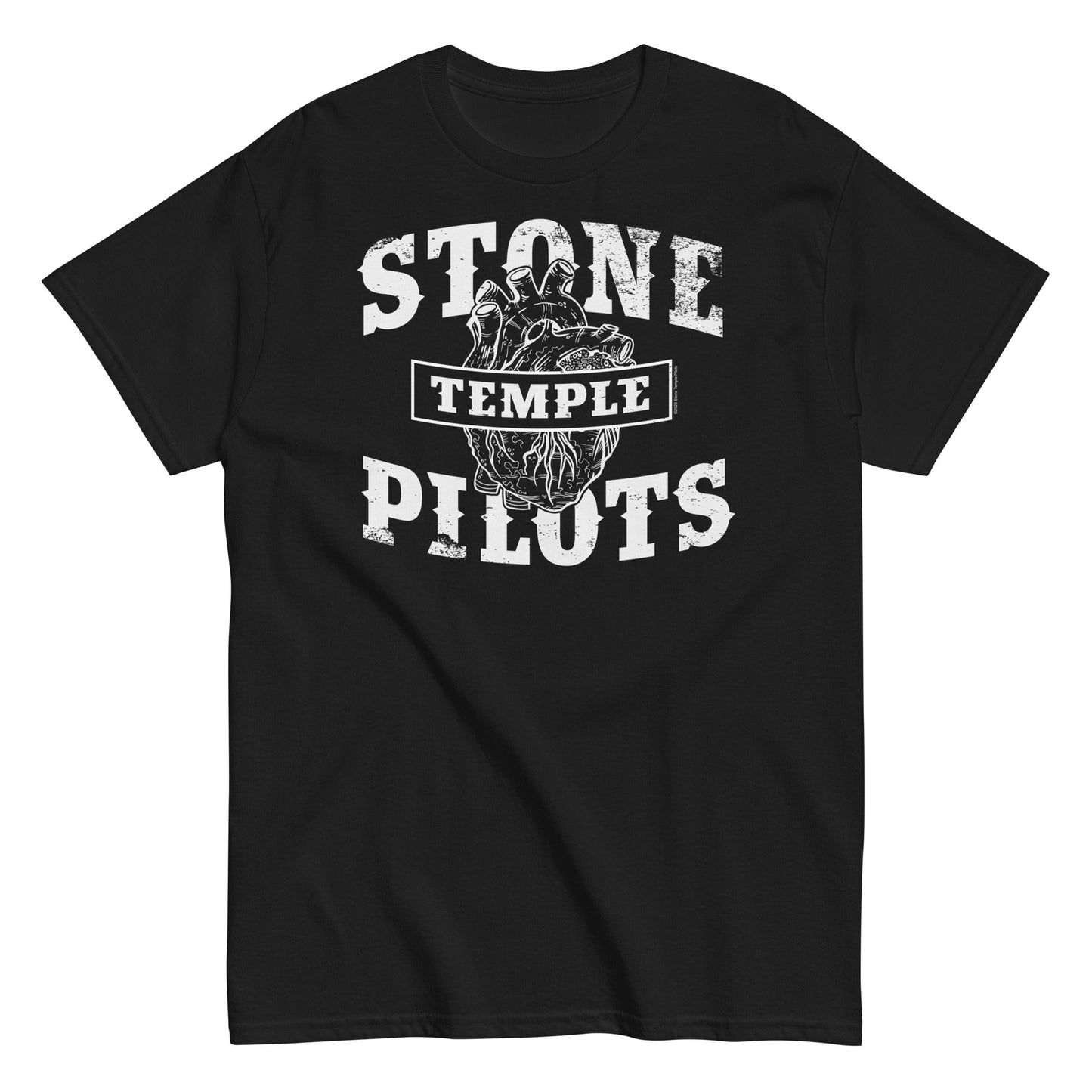 Stone Temple Pilots Heart Logo Mens T Shirt Black