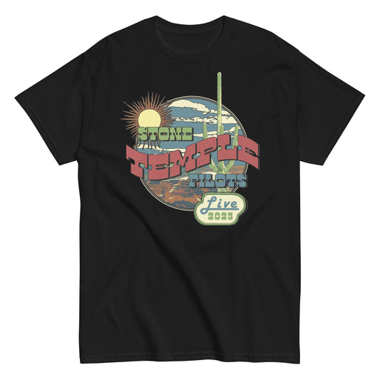 Stone Temple Pilots Live Officially Licensed Mens T Shirt Black