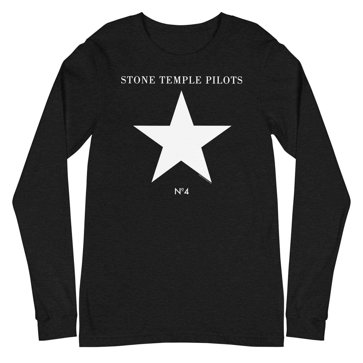 Stone Temple Pilots No. 4 Mens Long Sleeve Shirt Black