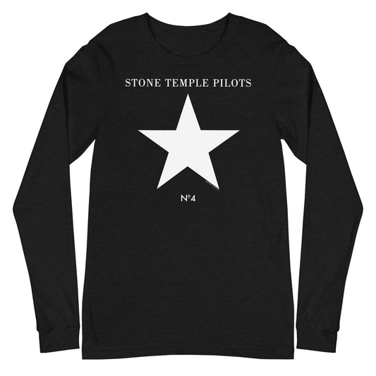 Stone Temple Pilots No. 4 Mens Long Sleeve Shirt Black