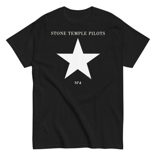 Stone Temple Pilots No. 4 Mens T Shirt Black