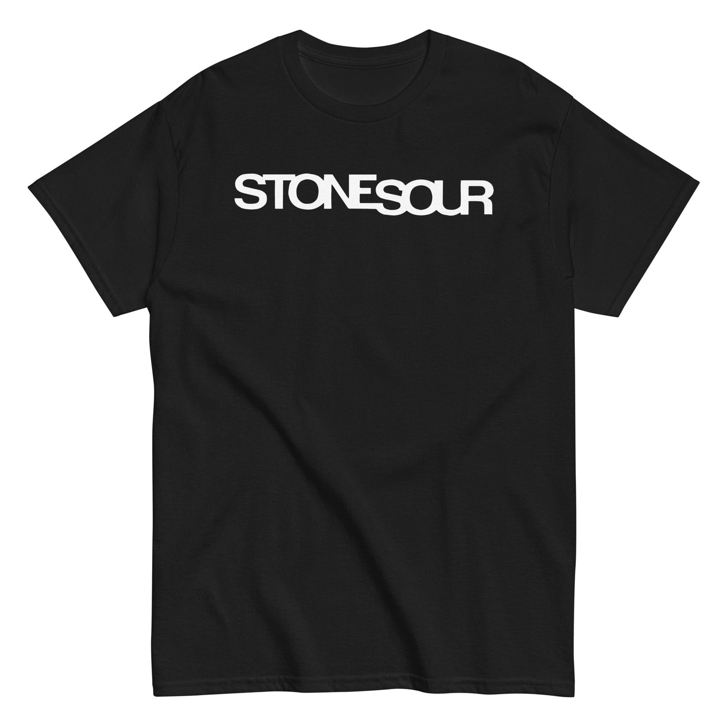 Stone Temple Pilots StoneSour Slant Mens T Shirt Black