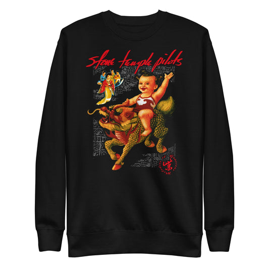 Stone Temple Pilots Purple Mens Sweatshirt Black