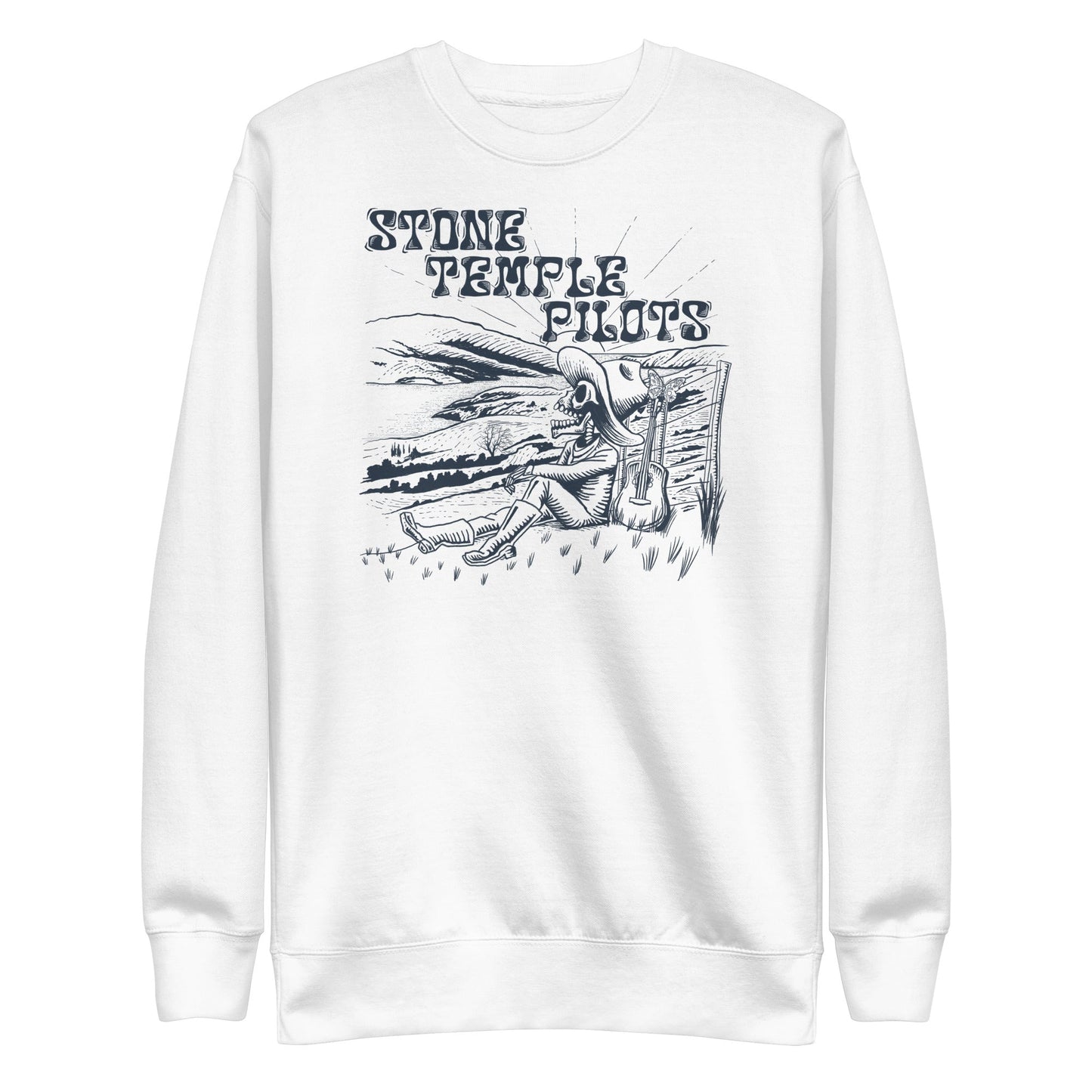 Stone Temple Pilots Out West Mens Sweatshirt White