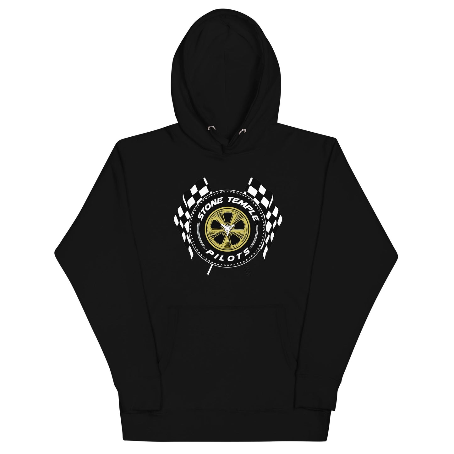 Stone Temple Pilots Racing Tire Mens Hoodie Black