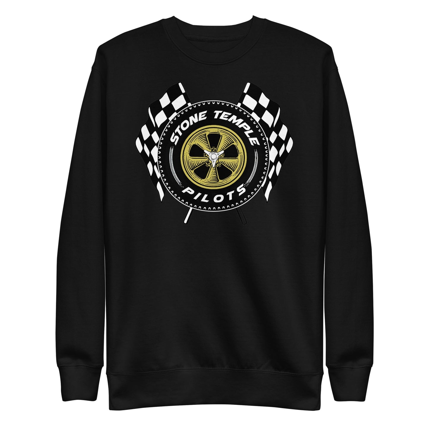 Stone Temple Pilots Racing Tire Mens Sweatshirt Black