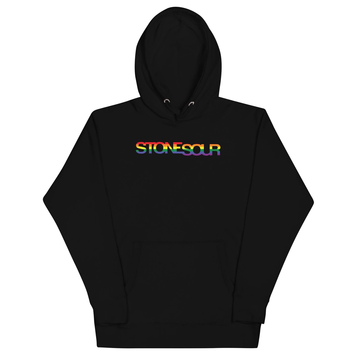 Stone Temple Pilots StoneSour Rainbow Mens Hoodie Black