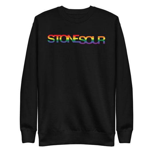 Stone Temple Pilots StoneSour Rainbow Mens Sweatshirt Black