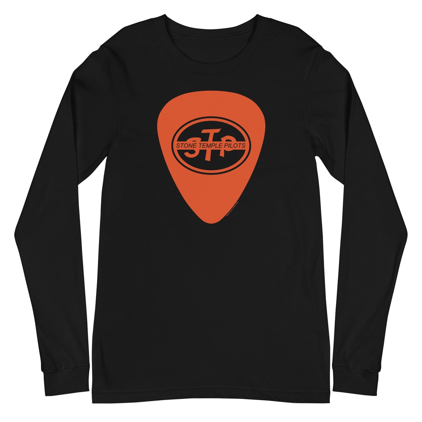 Stone Temple Pilots Guitar Pic Mens Long Sleeve Shirt Black