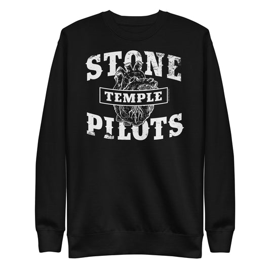 Stone Temple Pilots Heart Logo Mens Sweatshirt Black