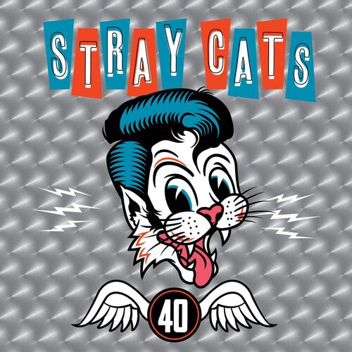 Stray Cats - 40 (Colored Vinyl, White, Reissue)  Vinyl Record