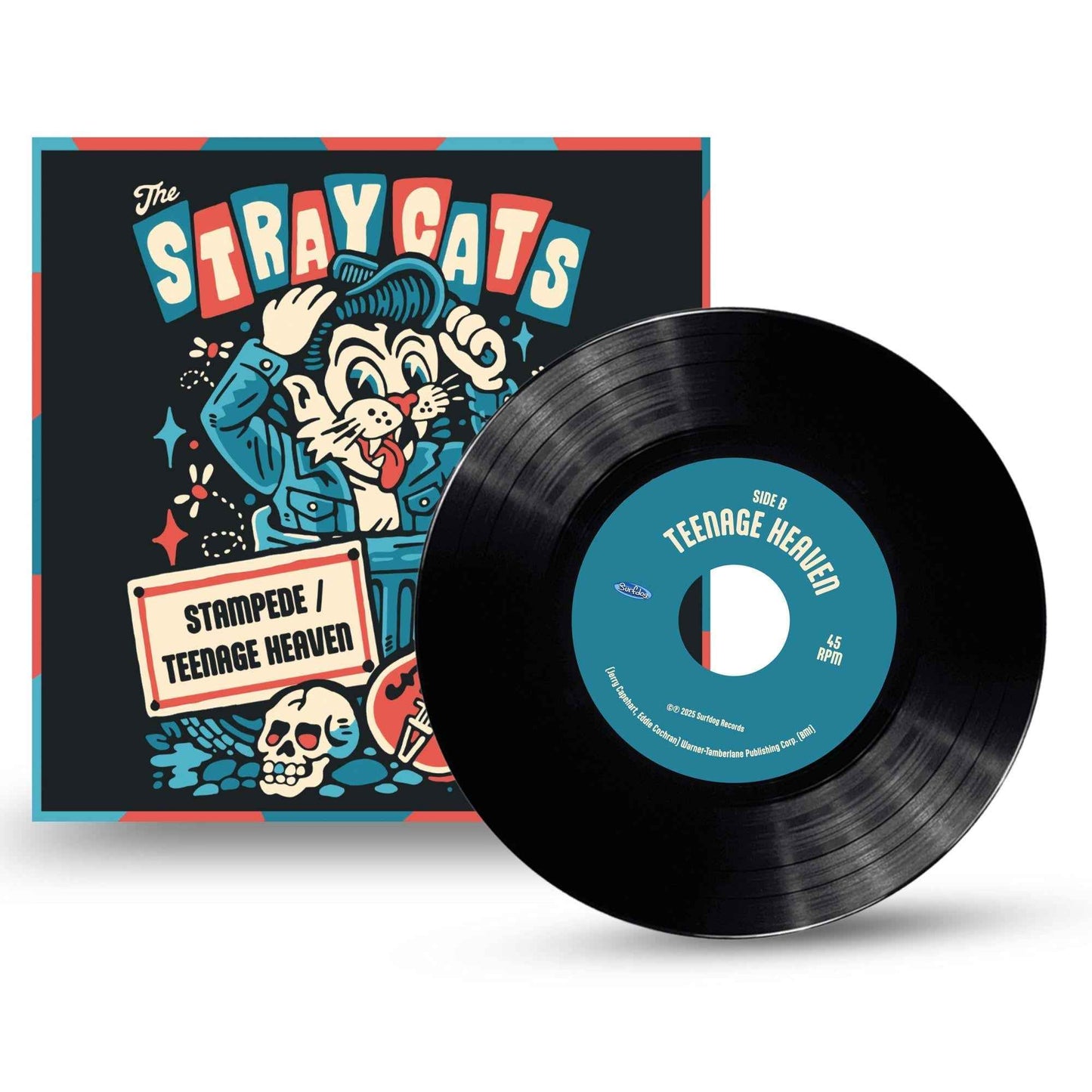 Stray Cats - Stampede / Teenage Heaven (7" Single) [Vinyl] Vinyl Record