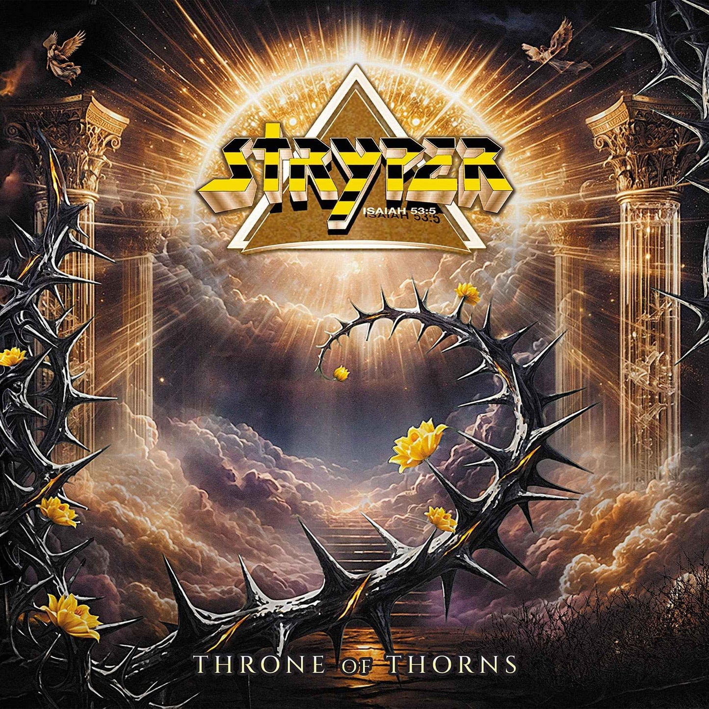 PRE-ORDER Stryper - Throne Of Thorns (Indie Exclusive) [Red Vinyl] [Vinyl] Vinyl Record