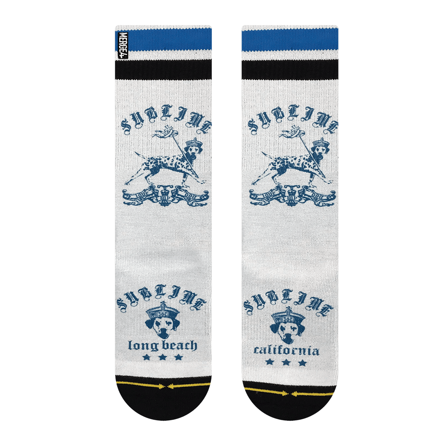 Sublime Lou Dog Adult Crew Socks