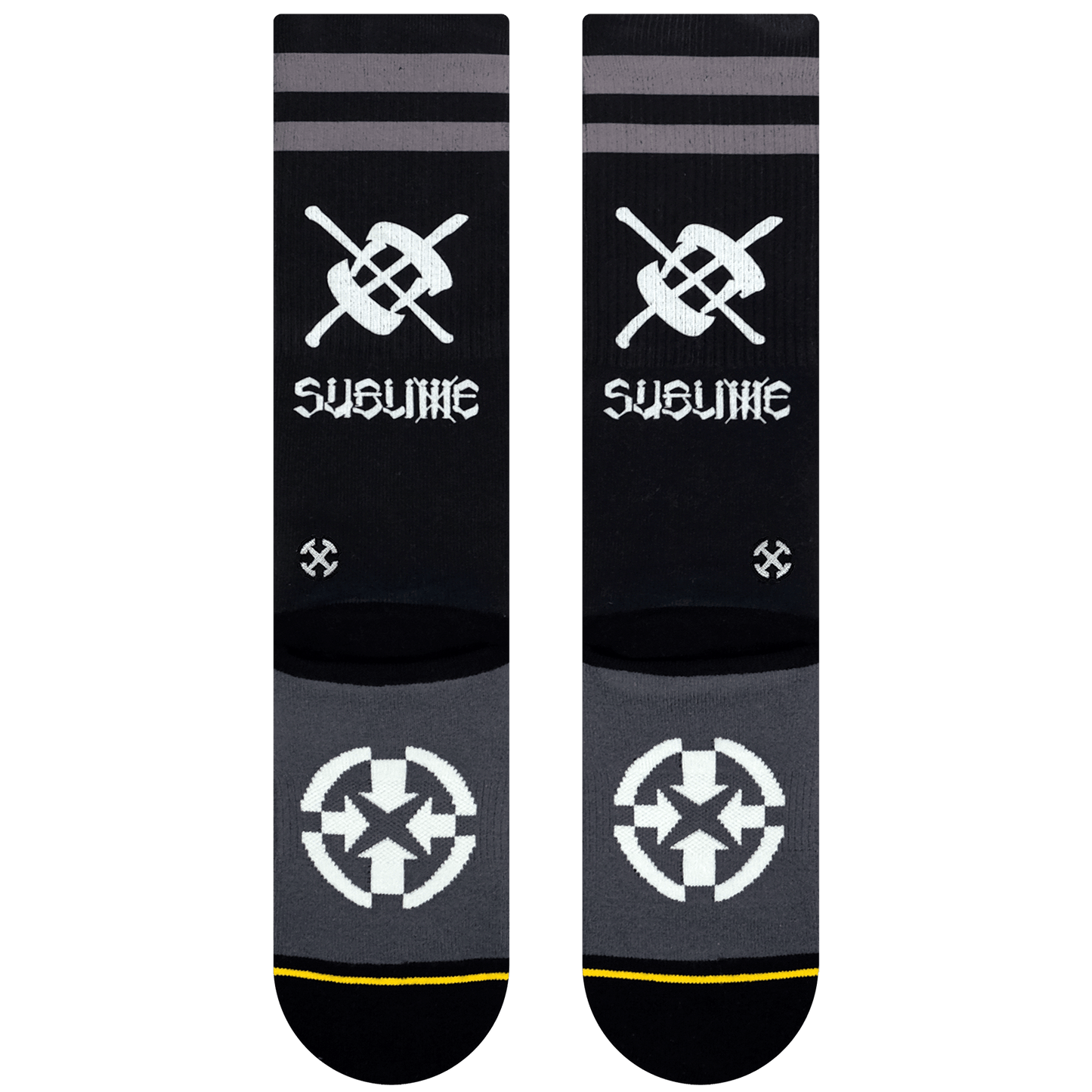 Sublime Chaz Tag Black Adult Tall Socks